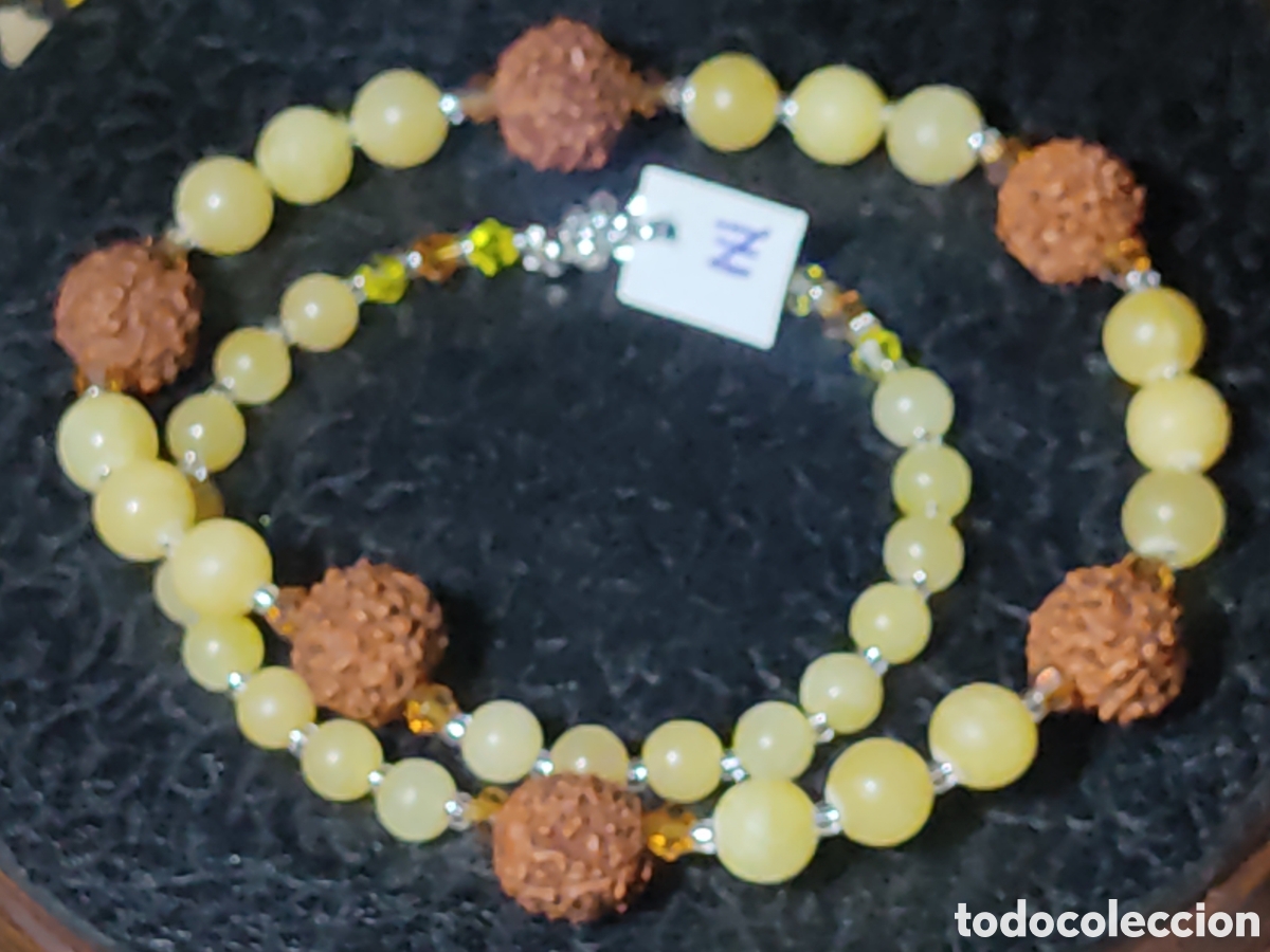 Joyeria: Collar de jade y Mala Rudraksha. *Z* - Foto 3