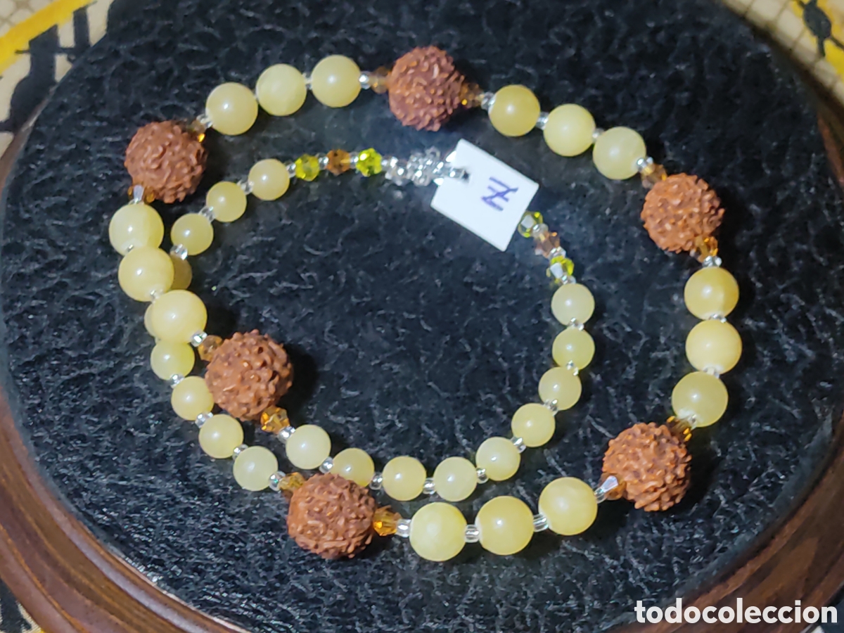Joyeria: Collar de jade y Mala Rudraksha. *Z* - Foto 4