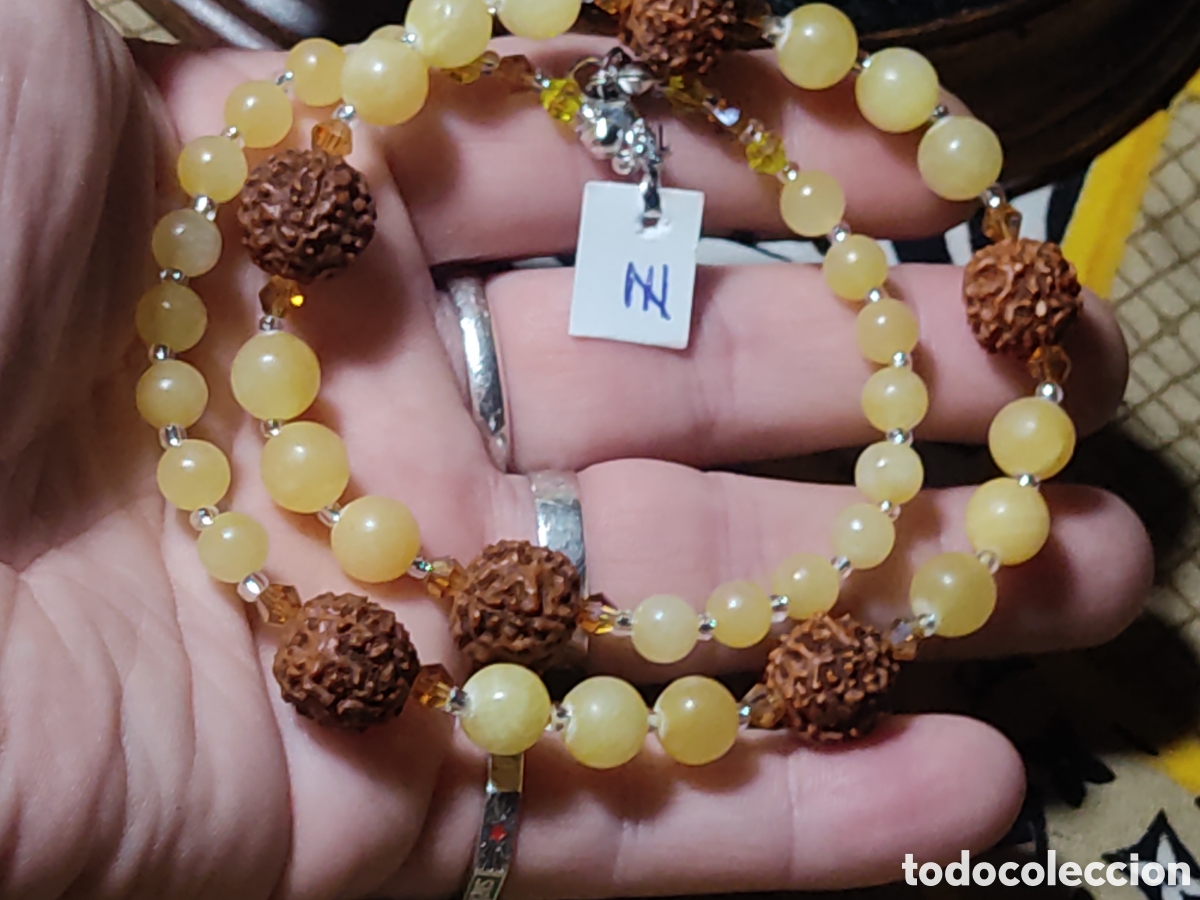 Joyeria: Collar de jade y Mala Rudraksha. *Z* - Foto 7