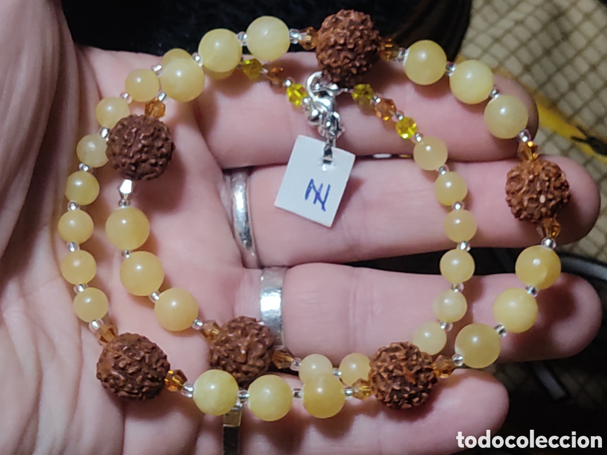 Joyeria: Collar de jade y Mala Rudraksha. *Z* - Foto 8