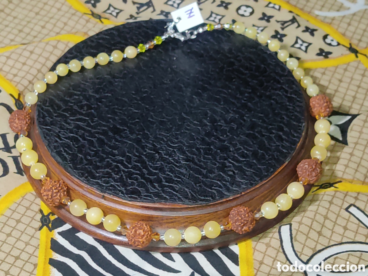 Joyeria: Collar de jade y Mala Rudraksha. *Z* - Foto 1