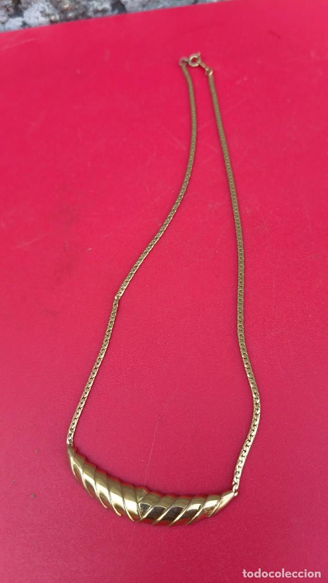 Joyeria: Collier vintage plaqu&eacute; or 1990 - Foto 1