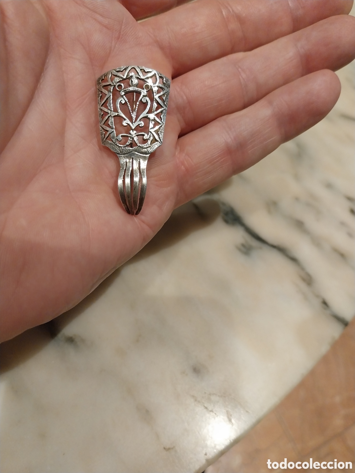 Joyeria: Broche d plata. Peineta. - Foto 3