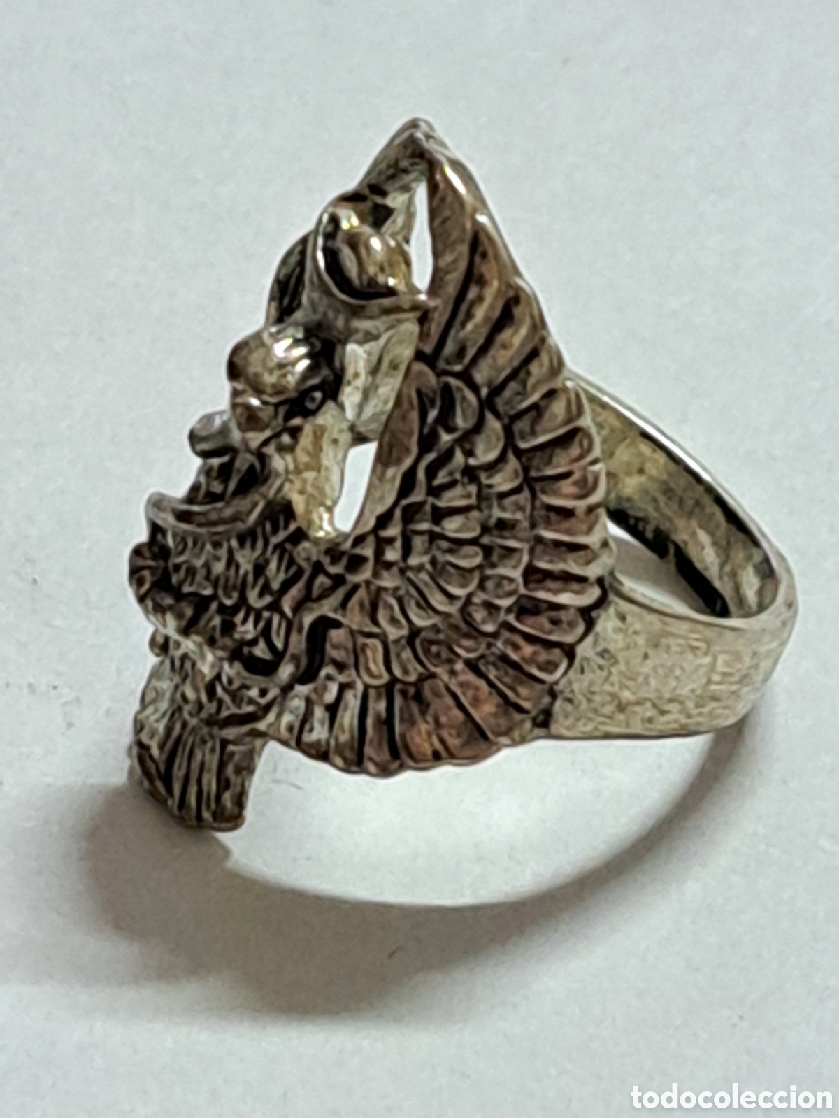 Joyeria: Anillo de plata labrada de Anubis nuevo a estrenar - Foto 2