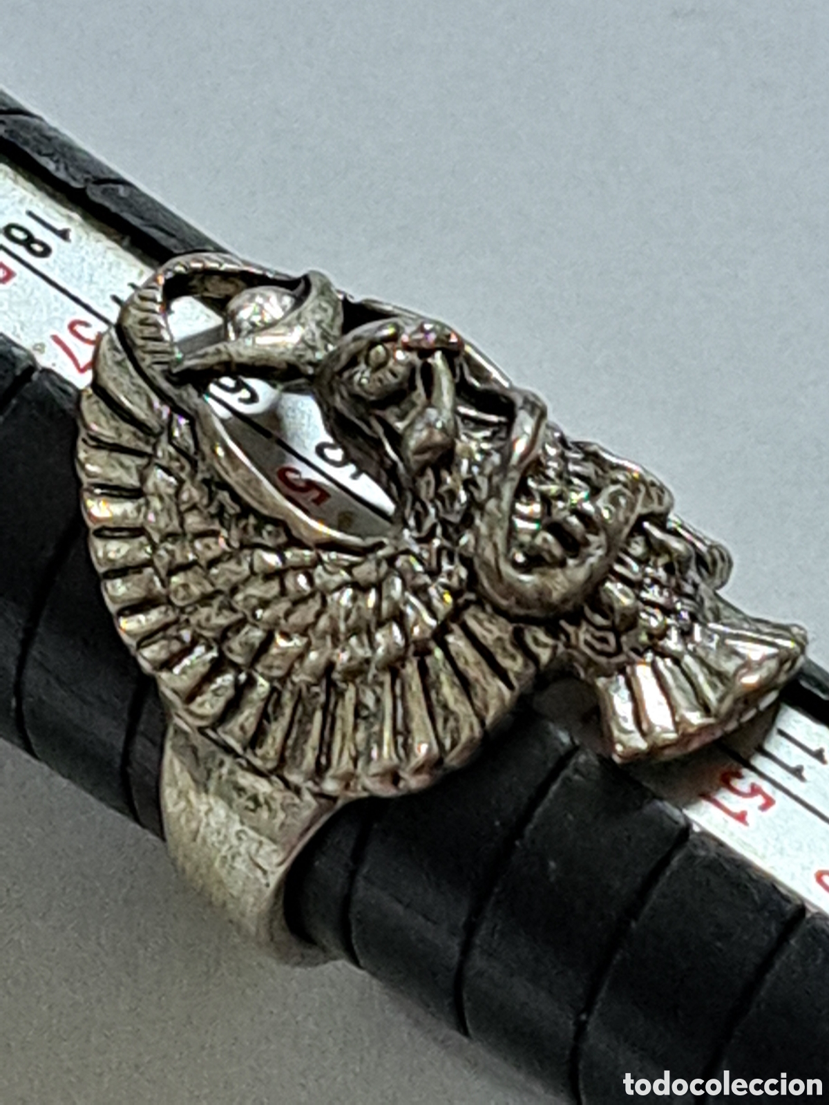Joyeria: Anillo de plata labrada de Anubis nuevo a estrenar - Foto 4