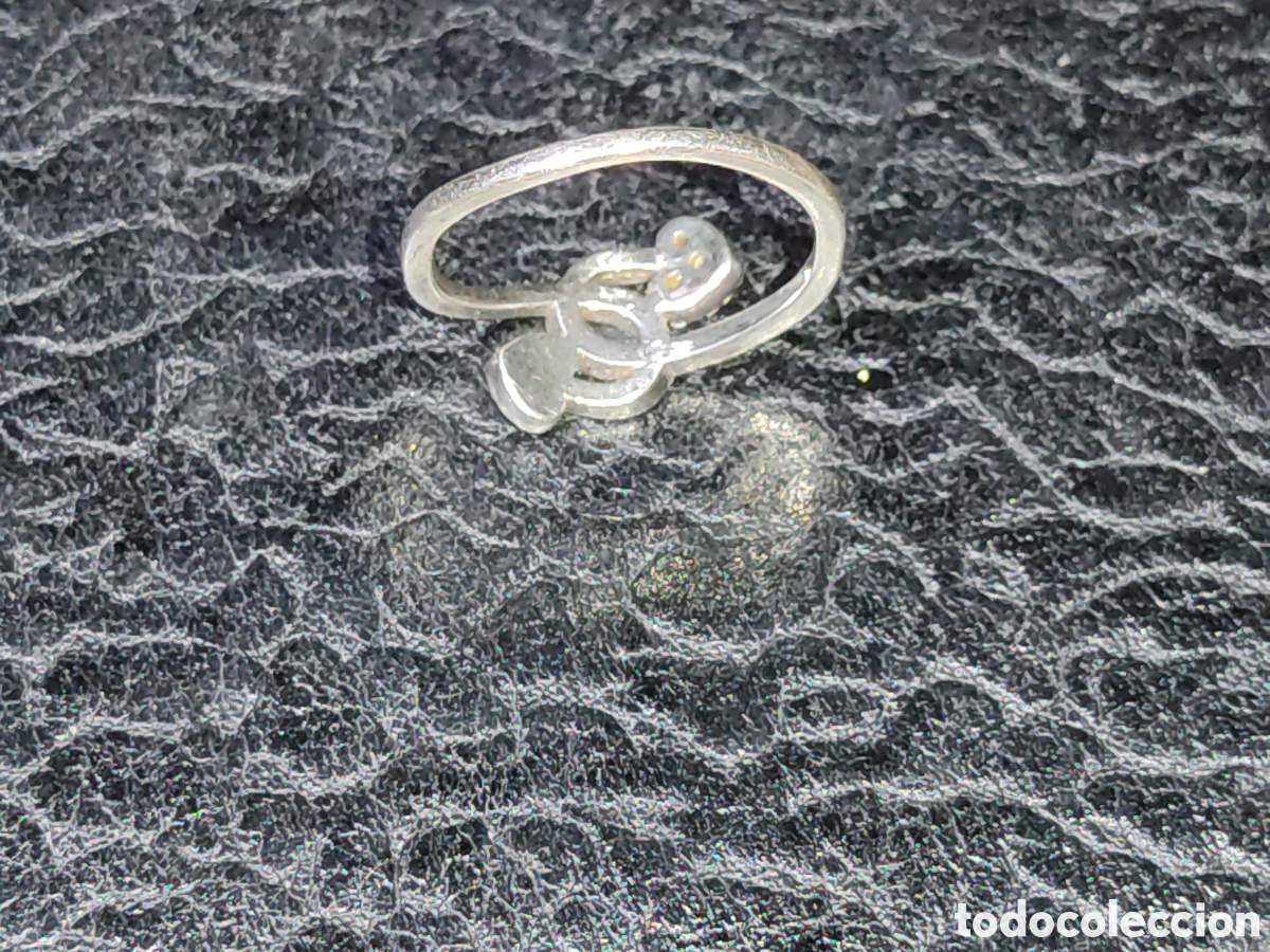 Joyeria: Anillo con corazones entrelazados de plata 925. - Foto 3