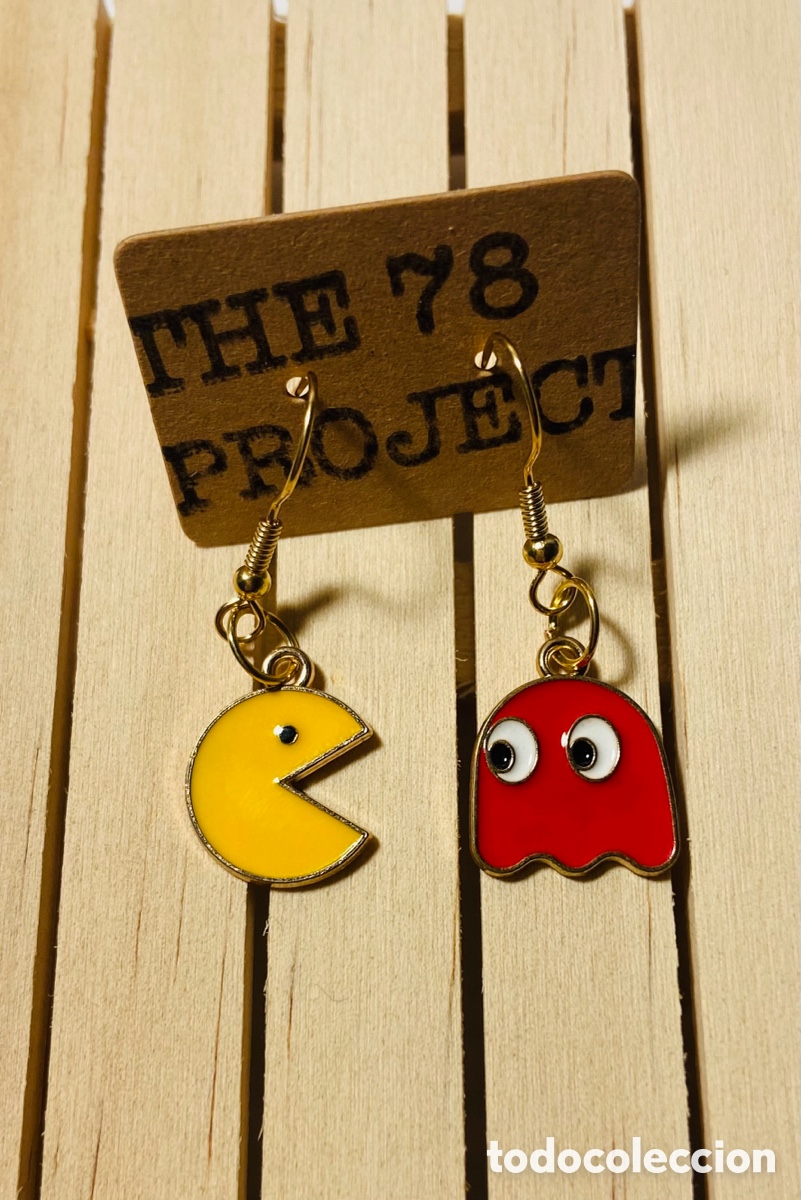 Joyeria: Pendientes Pac-Man y Fantasma Rojo - Foto 3