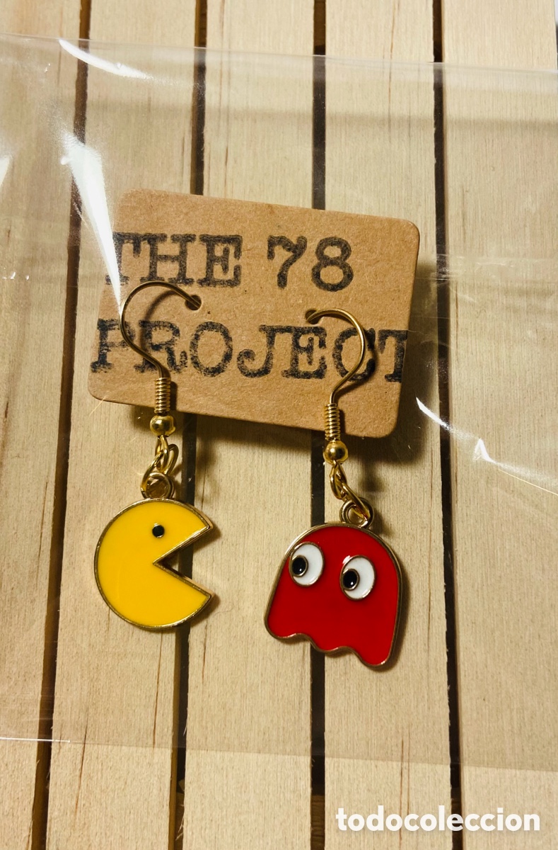 Joyeria: Pendientes Pac-Man y Fantasma Rojo - Foto 5