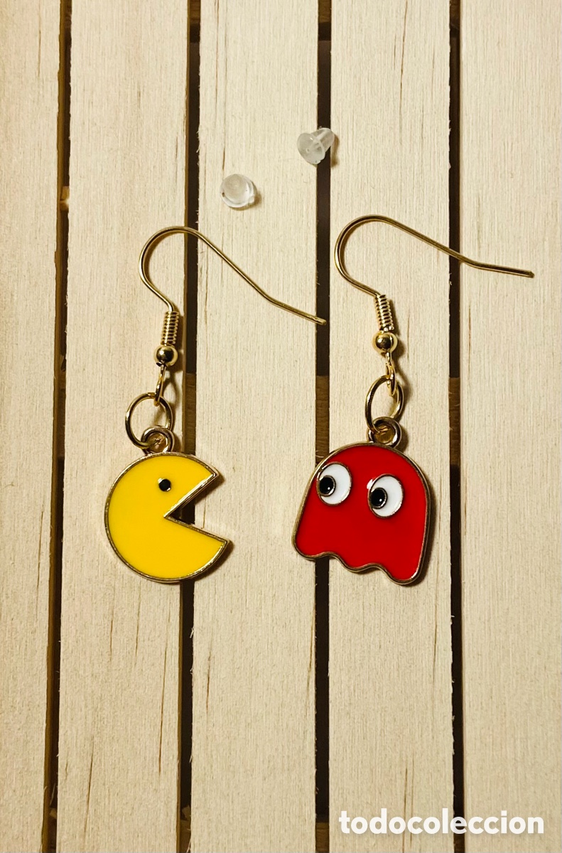 Joyeria: Pendientes Pac-Man y Fantasma Rojo - Foto 1