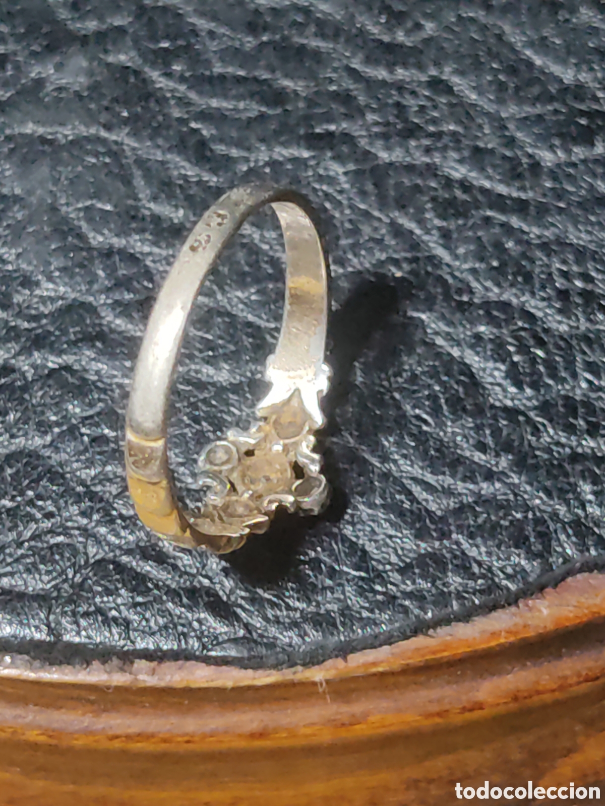 Joyeria: Anillo modernista de plata contrastada. - Foto 5