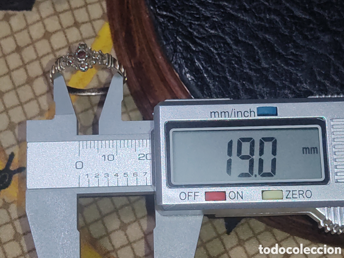 Joyeria: Anillo modernista de plata contrastada. - Foto 3