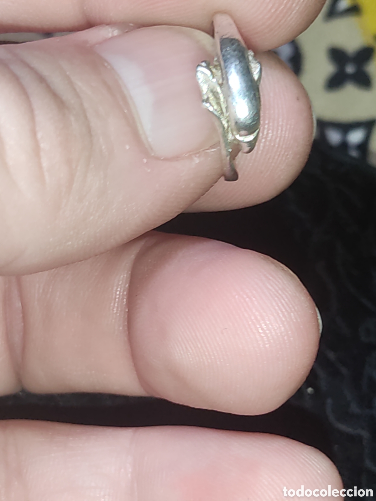 Joyeria: Anillo delf&iacute;n de plata.Vintage. - Foto 5