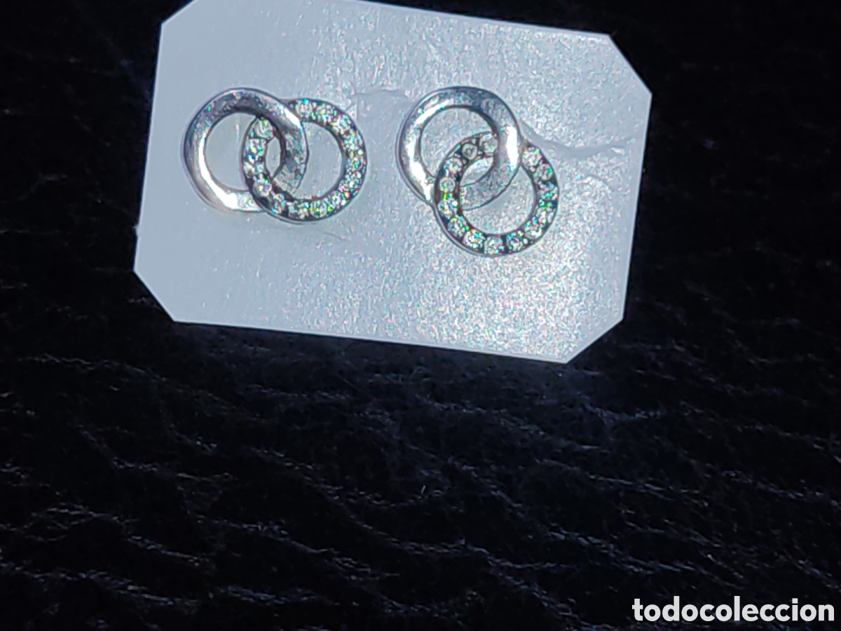 Joyeria: Pendientes de plata contrastada 925.Vintage. - Foto 1