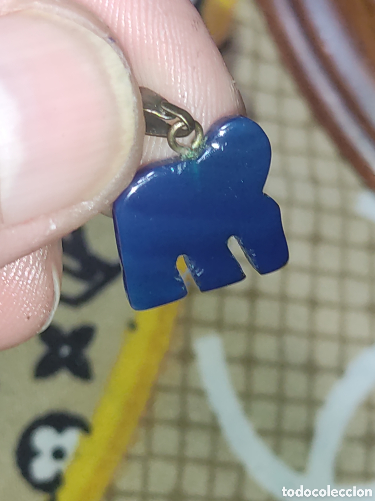 Joyeria: Colgante Lapisl&aacute;zuli.Vintage. - Foto 4