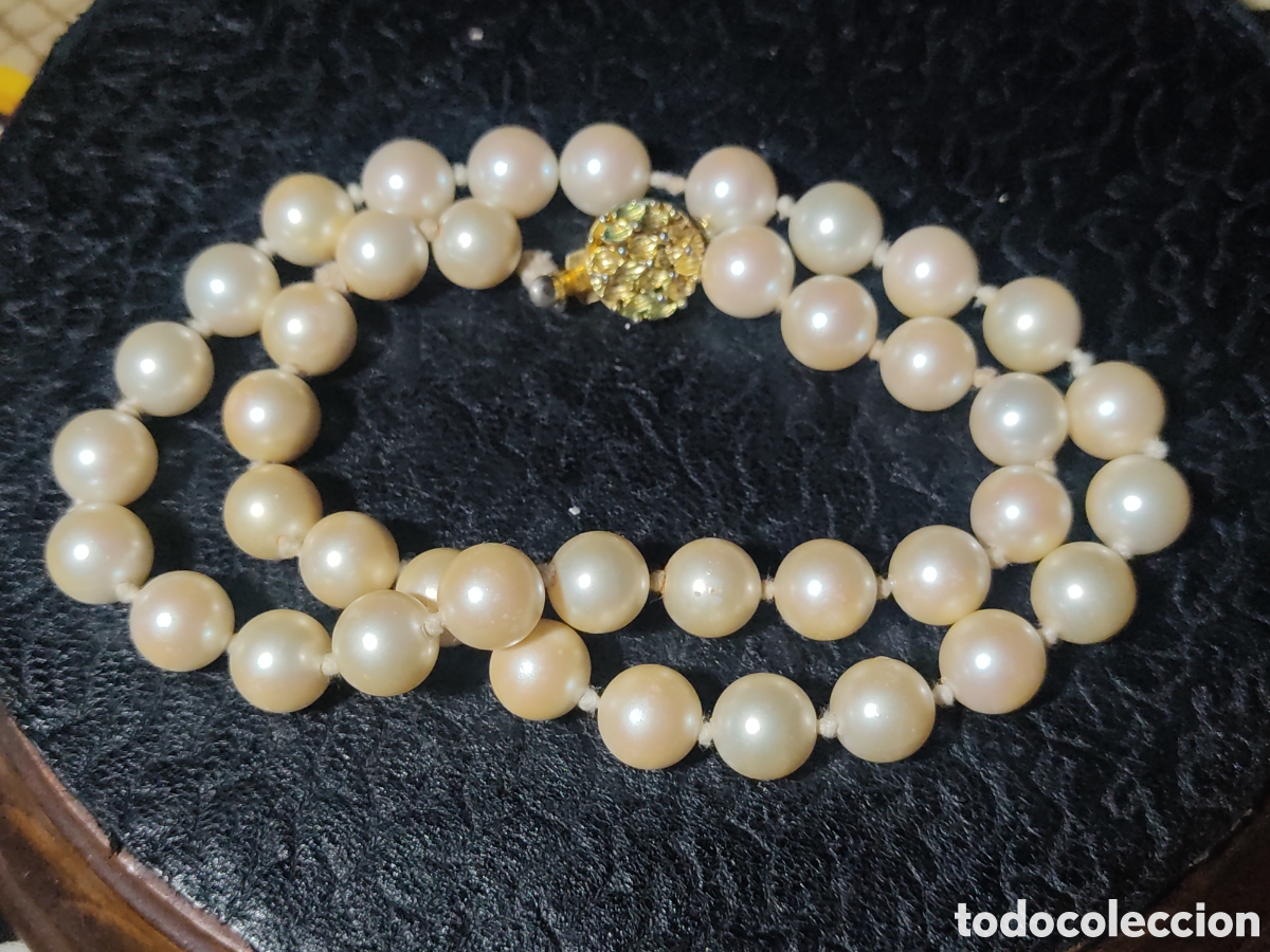 Joyeria: Collar de hermosas perlas cultivadas.Vintage. - Foto 2