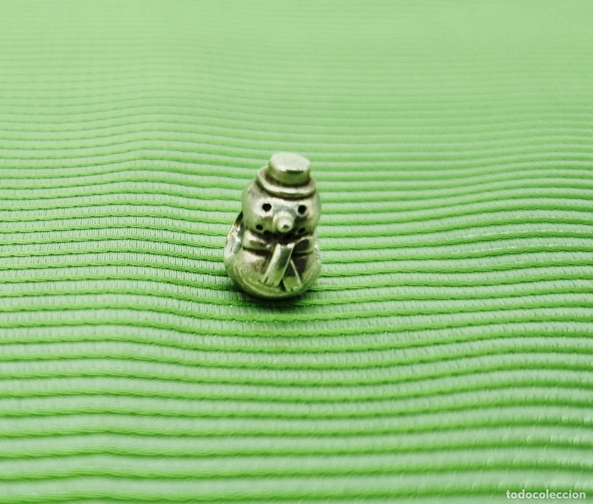 Joyeria: Charms plata de ley, mu&ntilde;eco de nieve - Foto 1