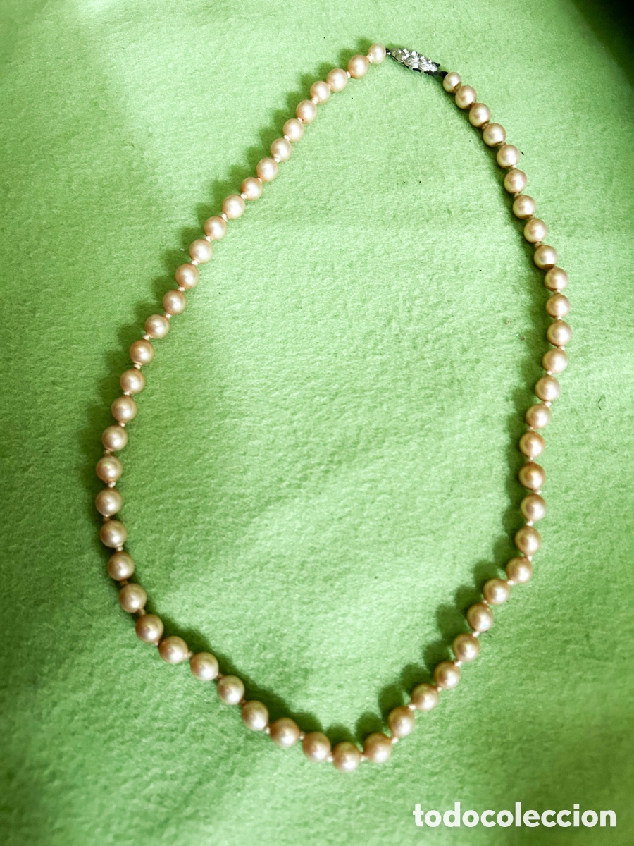 Joyeria: Collar perlas antiguo - Foto 1