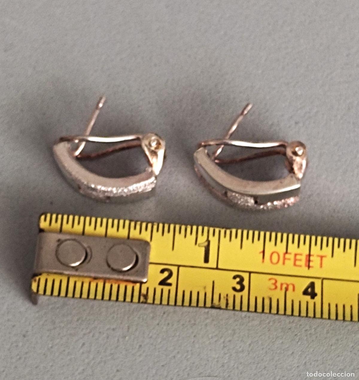 Joyeria: Pendientes de plata contrastada, cierre de omega. - Foto 2