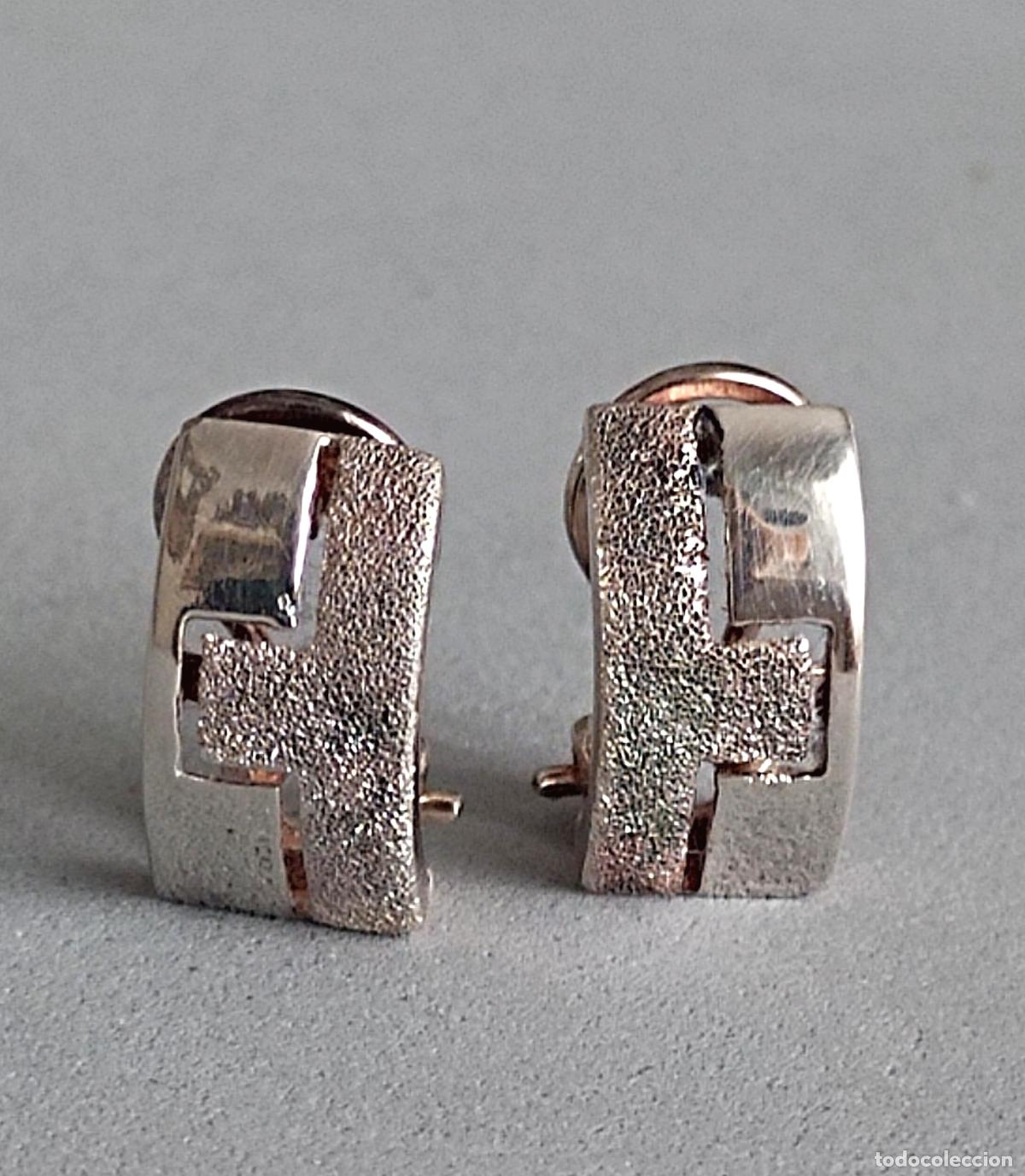Joyeria: Pendientes de plata contrastada, cierre de omega. - Foto 5