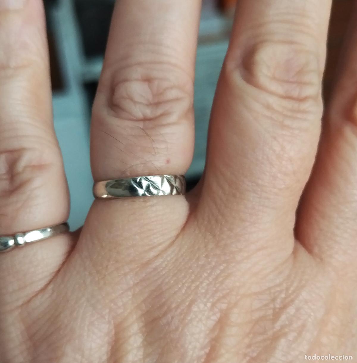 Joyeria: Anillo de plata de ley contrastada. - Foto 3