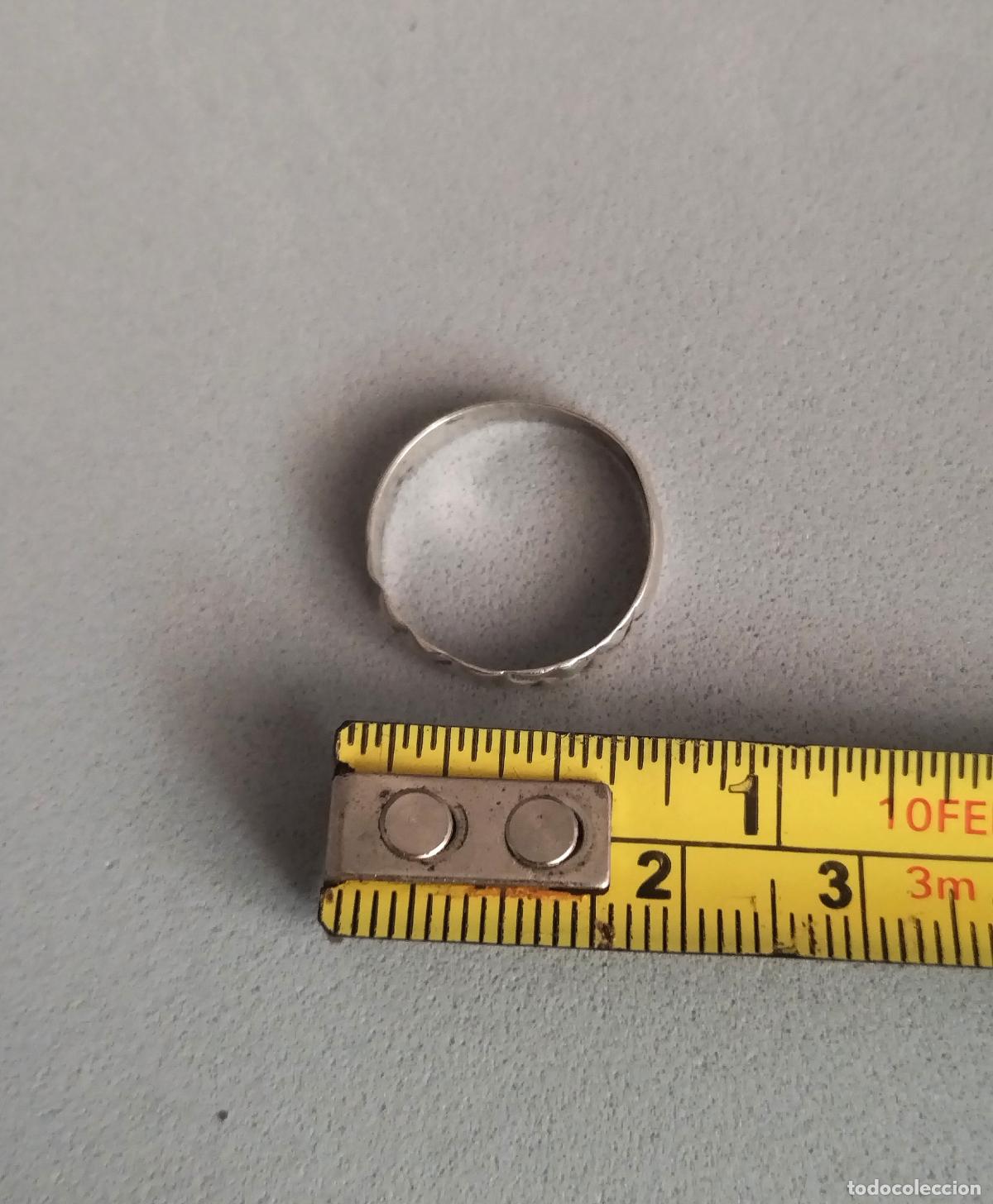Joyeria: Anillo de plata de ley contrastada. - Foto 4