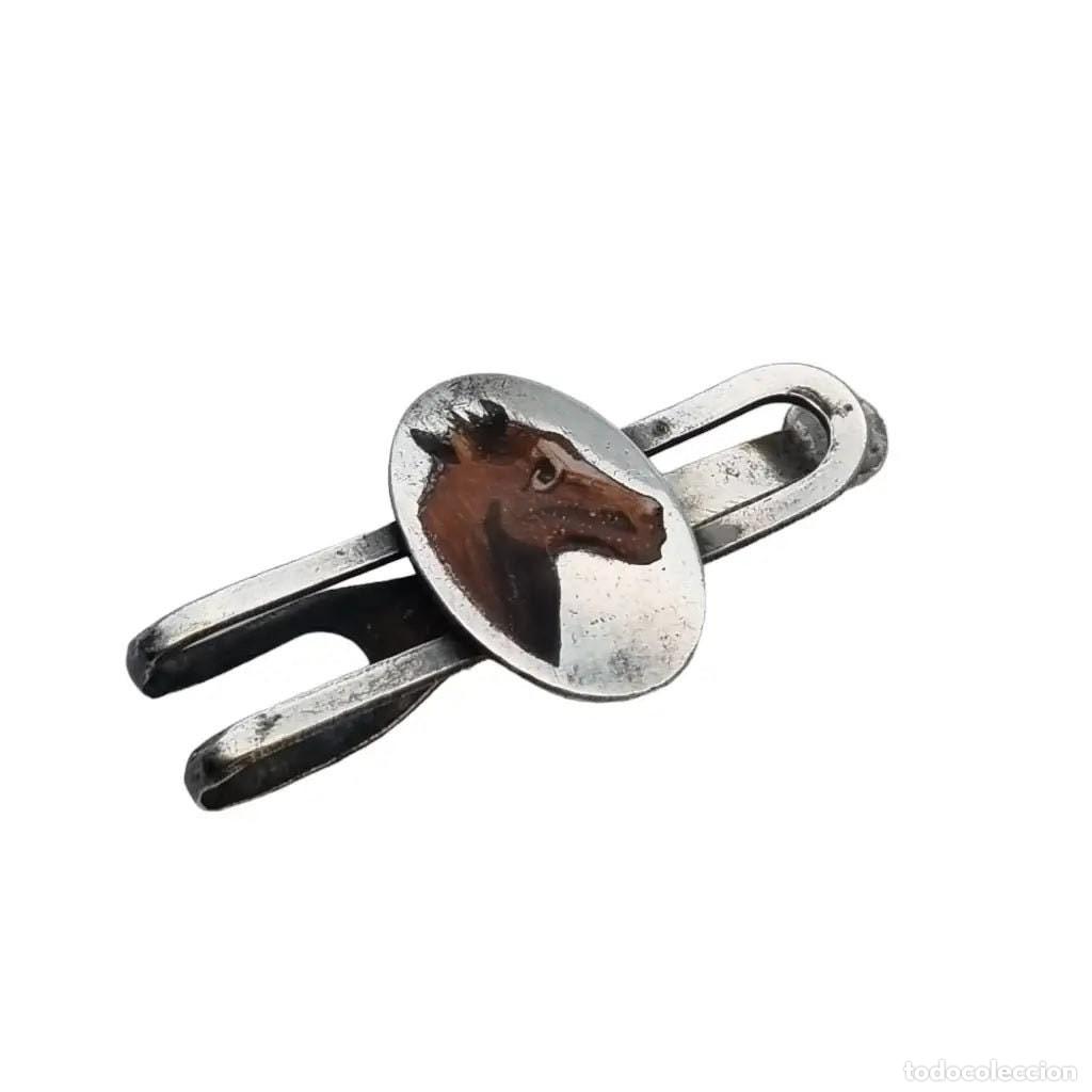 Joyeria: Conjunto de dos clips de corbata de caballo, joyer&iacute;a para hombres. - Foto 4