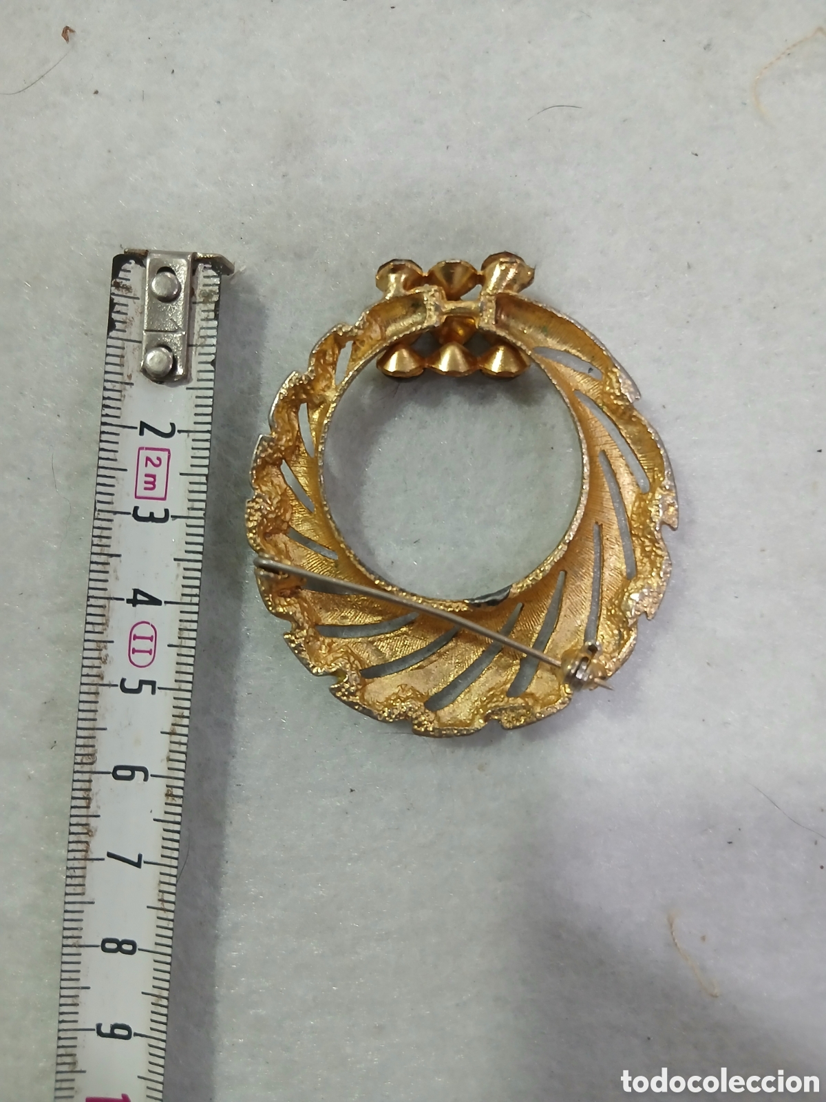 Joyeria: Broche vintage a&ntilde;os 80. (L46) - Foto 2
