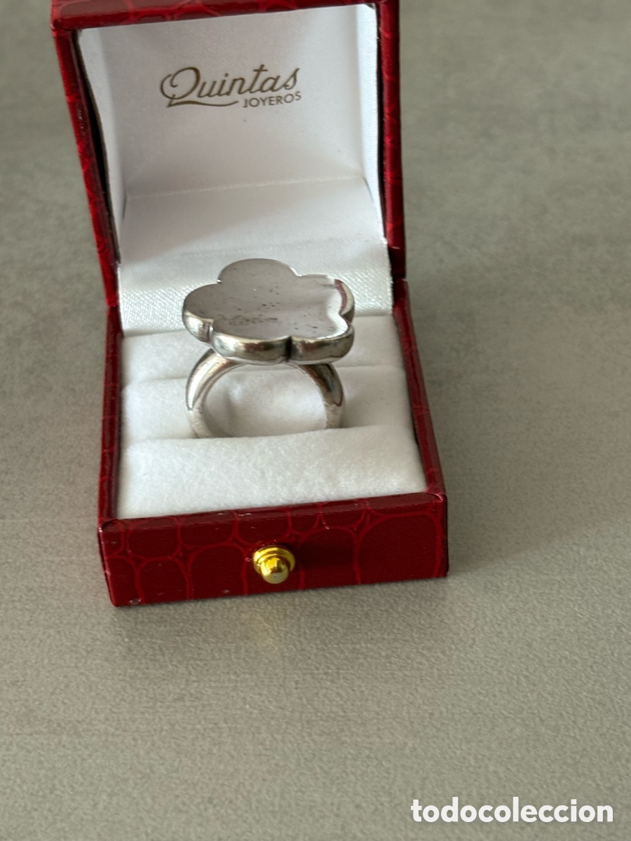 Joyeria: Anillo plata flor pesa 6,33 gr - Foto 2