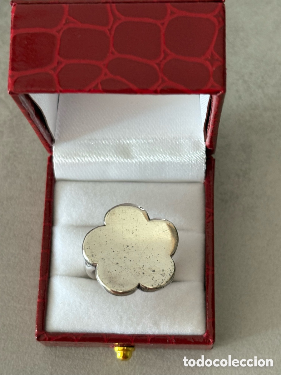Joyeria: Anillo plata flor pesa 6,33 gr - Foto 1