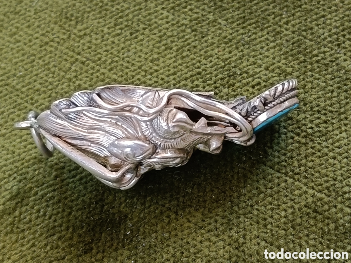 Joyeria: COLGANTE DE PLATA Y TURQUESA - Foto 5