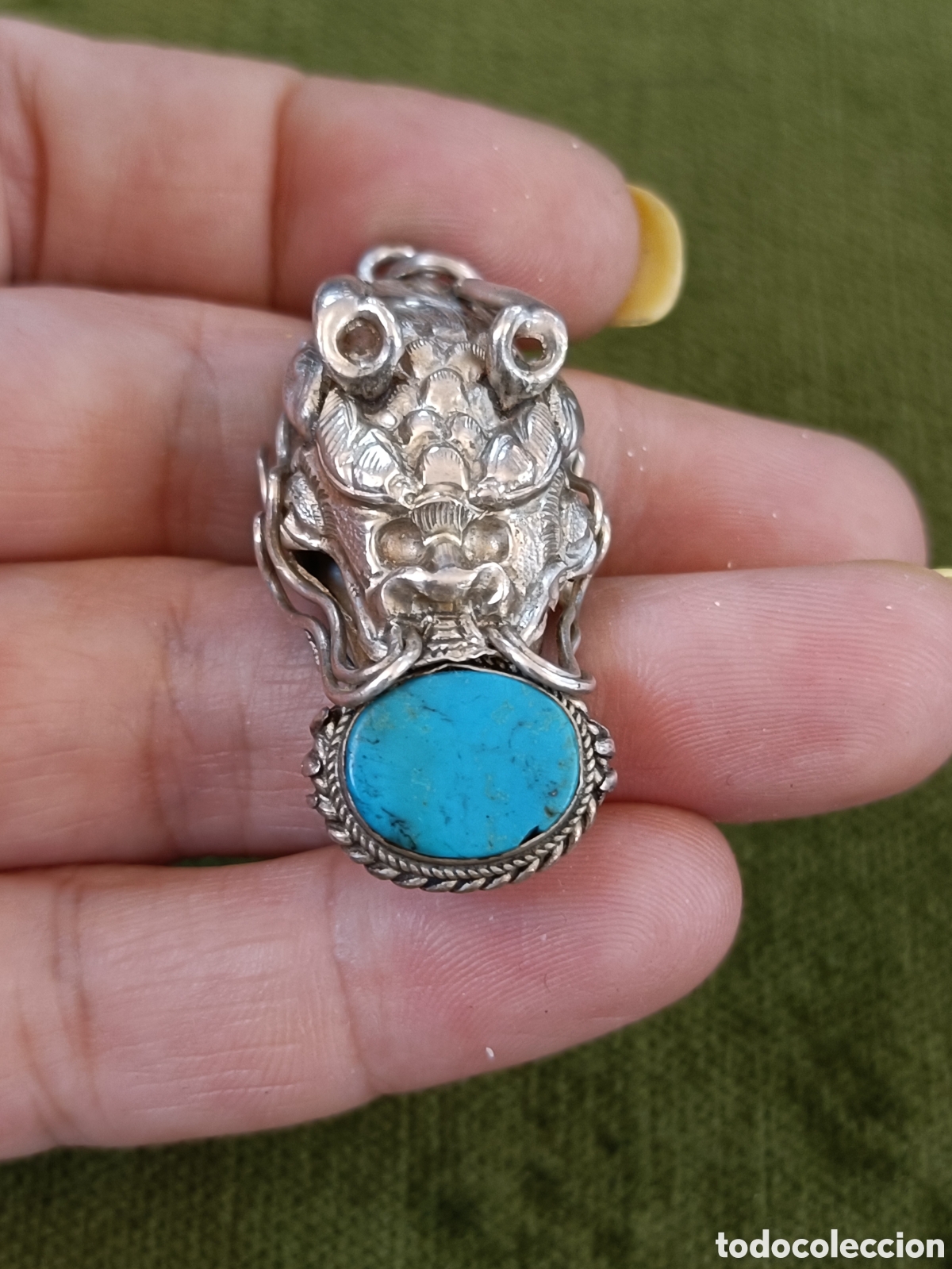 Joyeria: COLGANTE DE PLATA Y TURQUESA - Foto 7