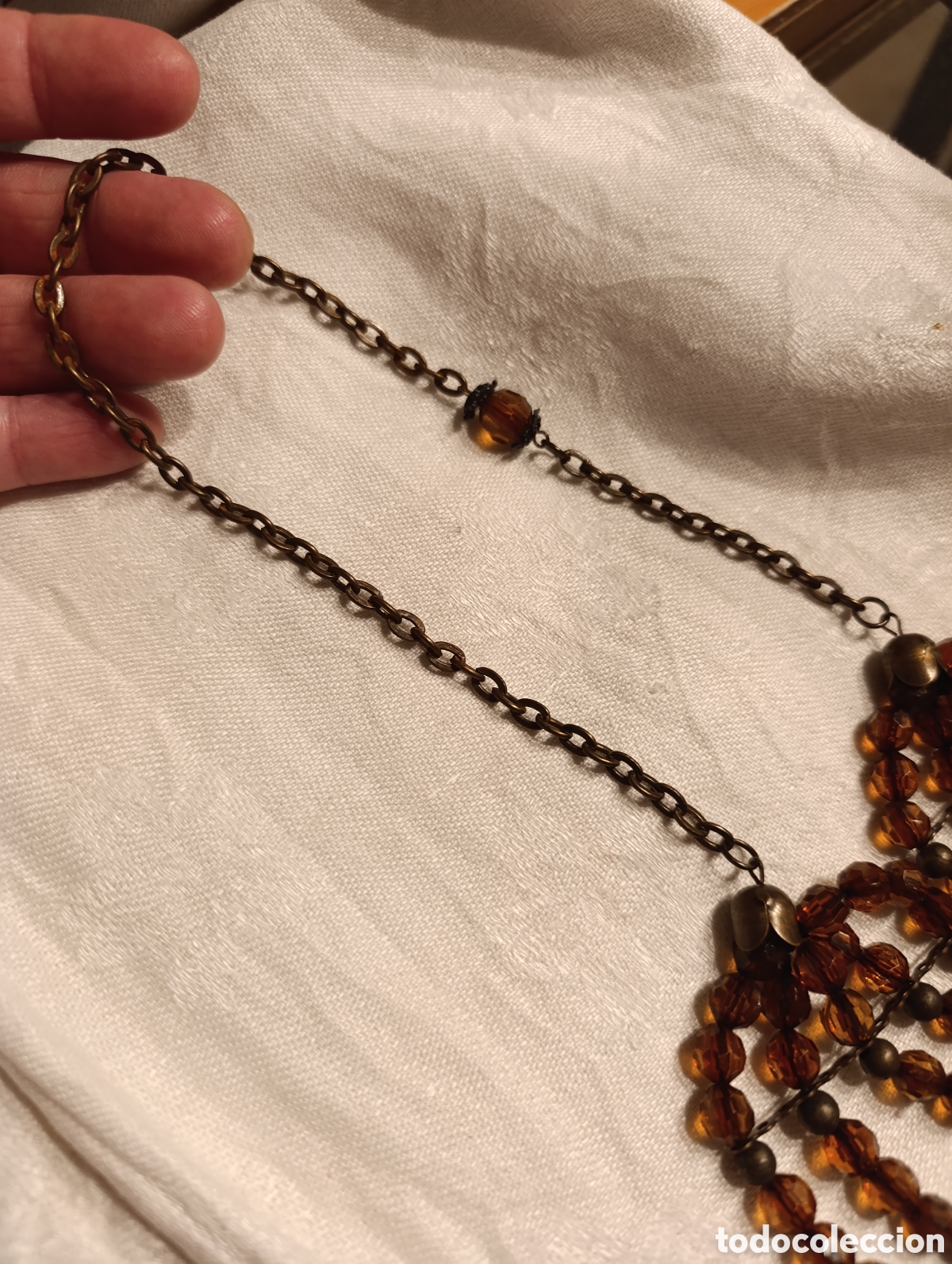 Joyeria: Gran collar,55 cm cerrado,muy original - Foto 3