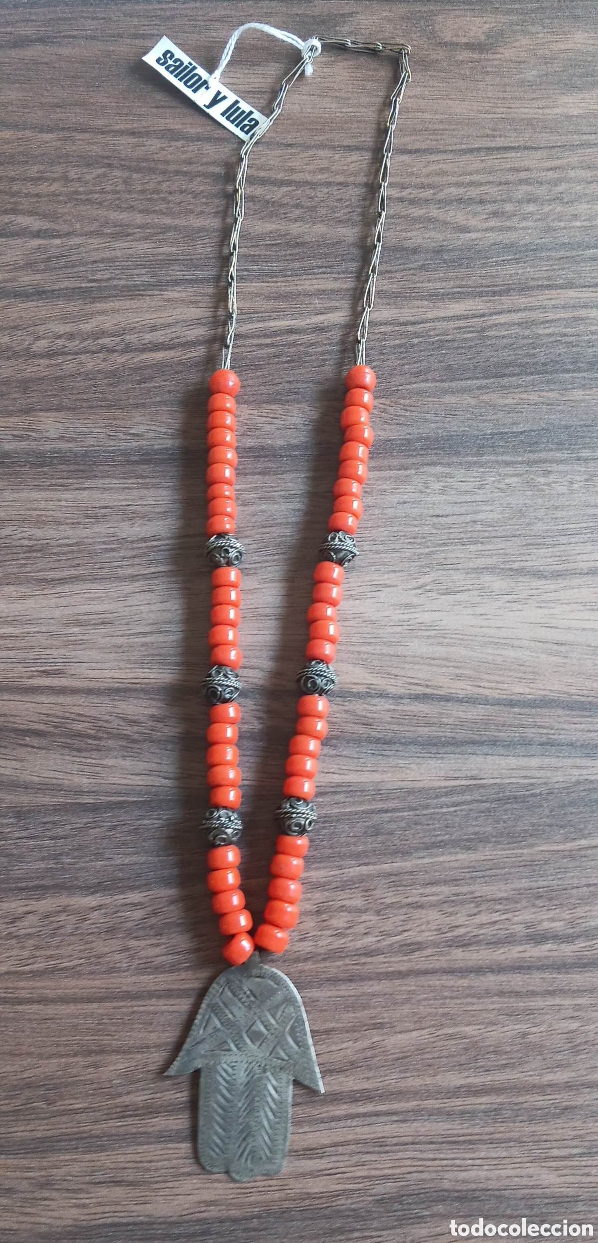 Joyeria: Colgante estilo arabe mano de F&aacute;tima - Foto 3