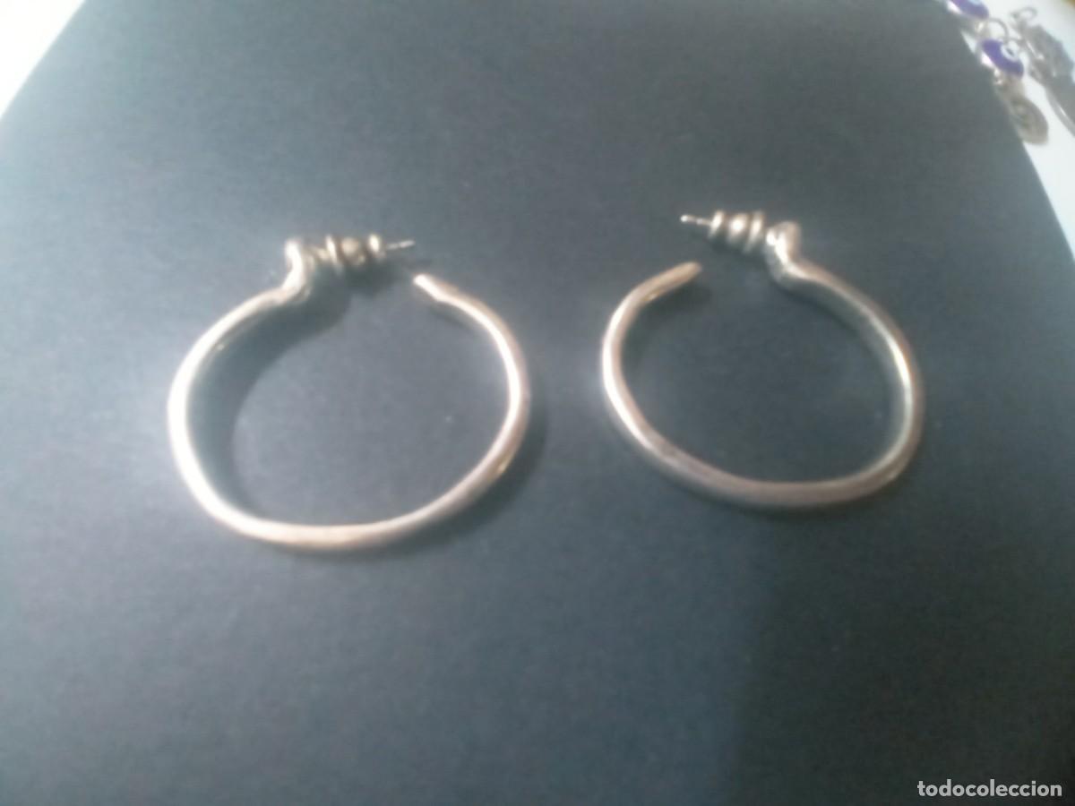 Joyeria: BONITOS PENDIENTES ANTIGUOS PLATA 925. - Foto 5