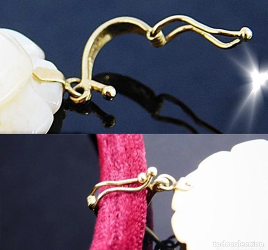 Joyeria: ORO 1&ordf;LEY 750 &middot; EXQUISITO COLGANTE ANTIGUO CON APERTURA PARA TODO COLLAR Y ENTREPERLAS : NACAR 18KT
