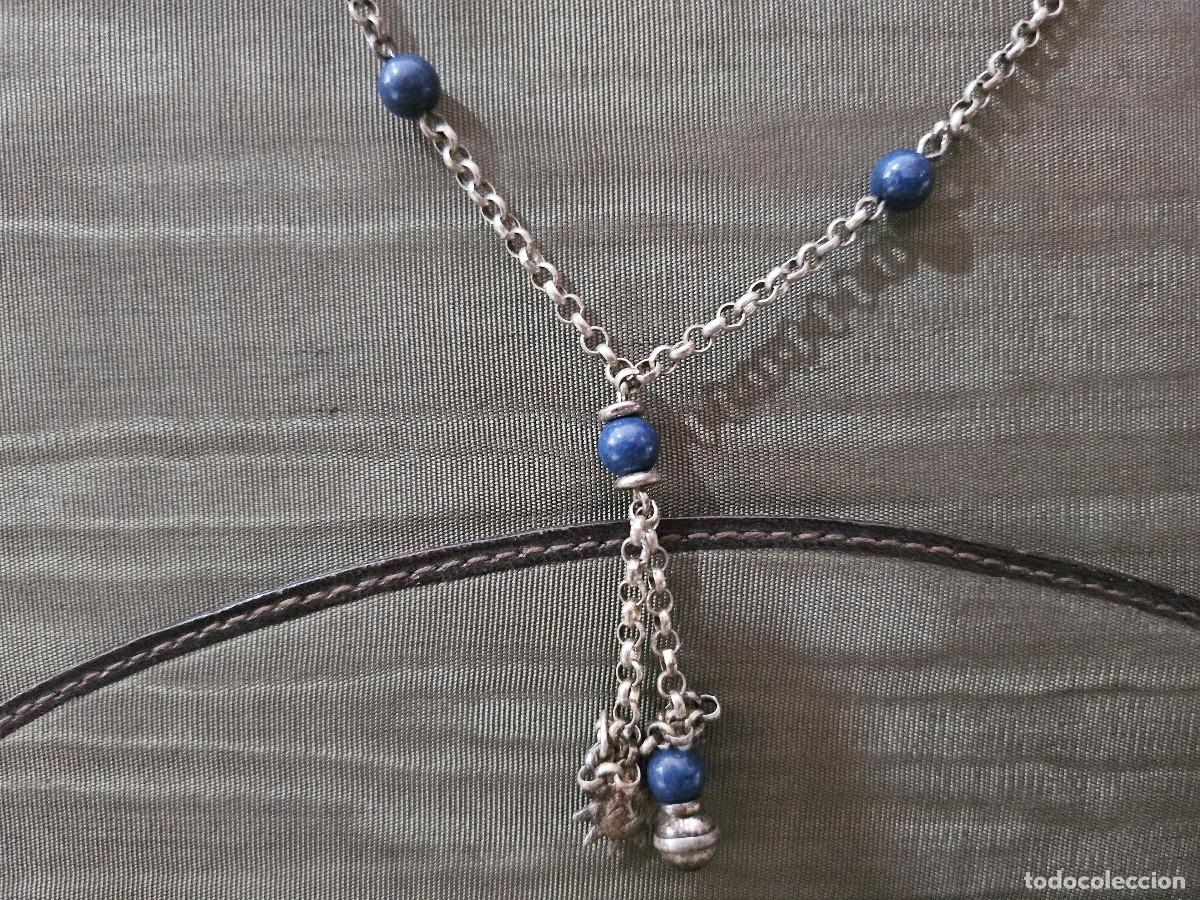 Joyeria: bisuteria de collar bola azul - Foto 2