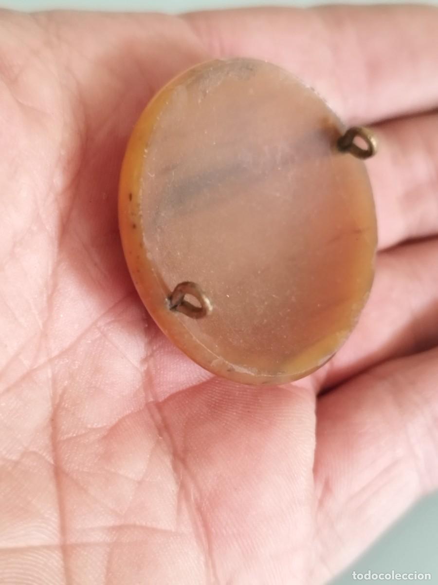 Joyeria: Antigua parte de broche o bot&oacute;n. - Foto 2