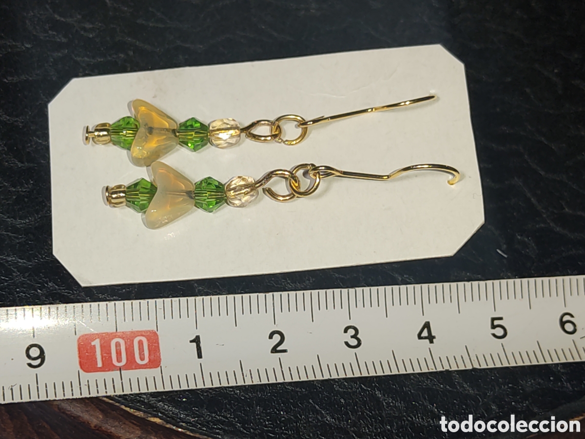 Joyeria: Pendientes flor de cuarzo y cristal. - Foto 4