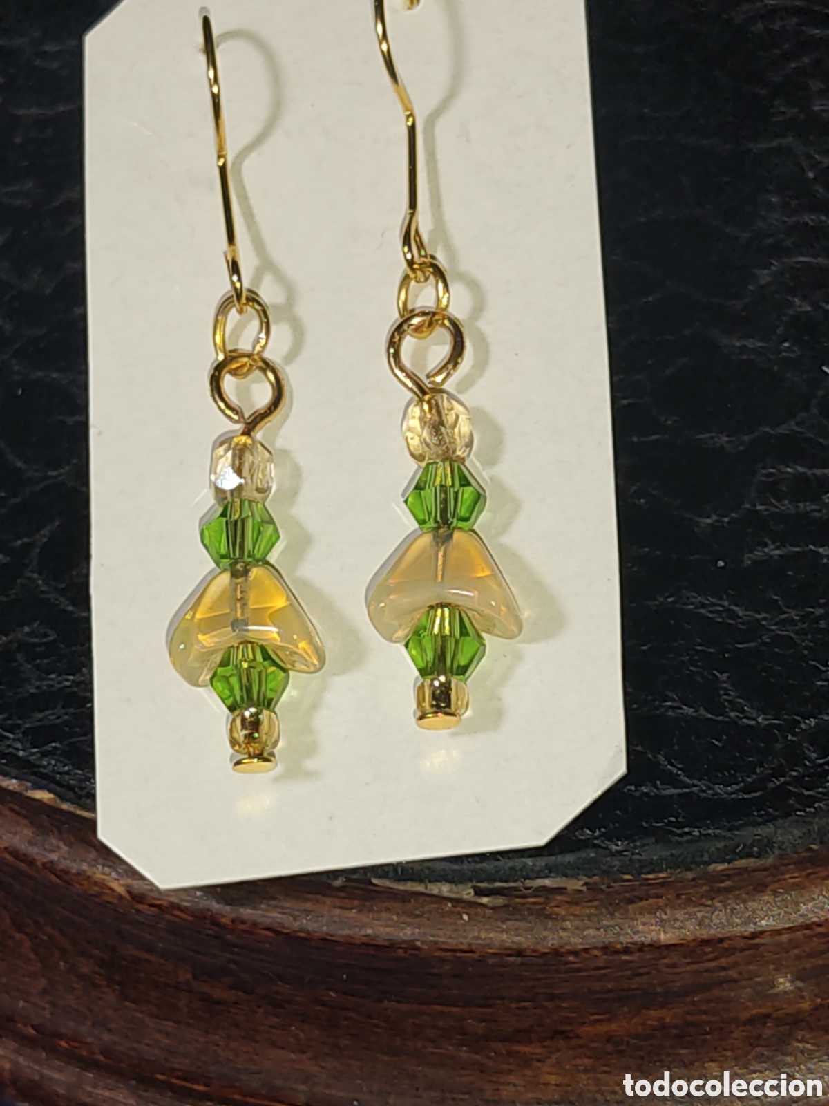 Joyeria: Pendientes flor de cuarzo y cristal. - Foto 1