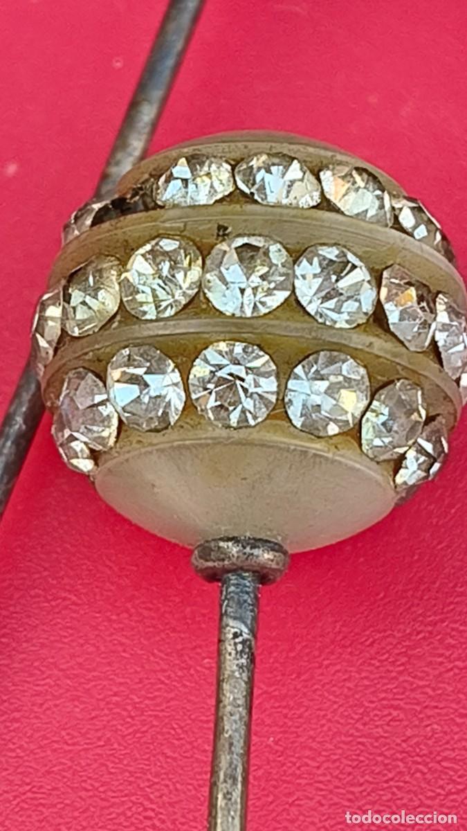 Joyeria: 3 &eacute;pingle &agrave; chapeau vintage neuf d &eacute;poque - Foto 2