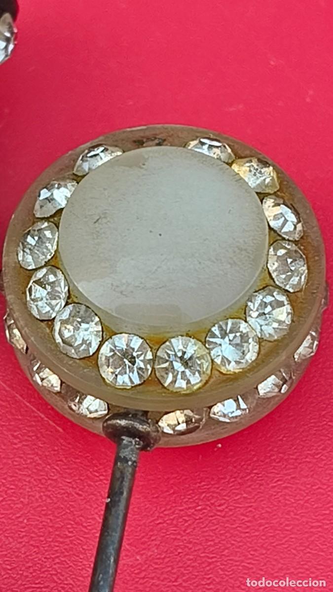 Joyeria: 3 &eacute;pingle &agrave; chapeau vintage neuf d &eacute;poque - Foto 3