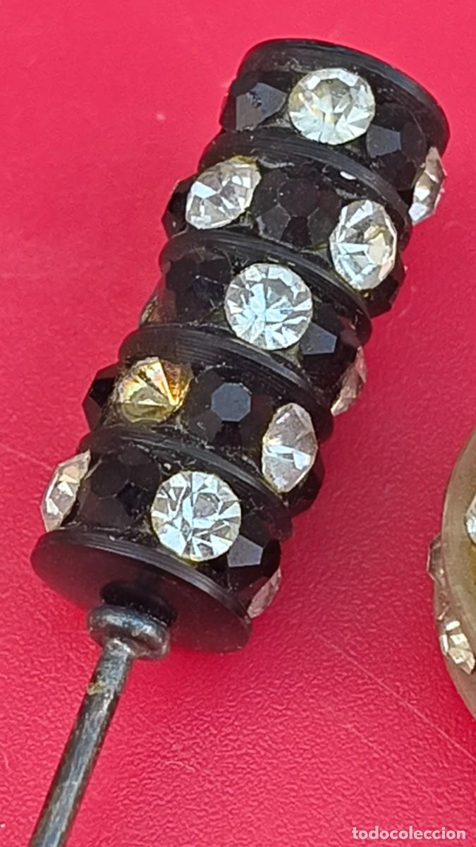 Joyeria: 3 &eacute;pingle &agrave; chapeau vintage neuf d &eacute;poque - Foto 5