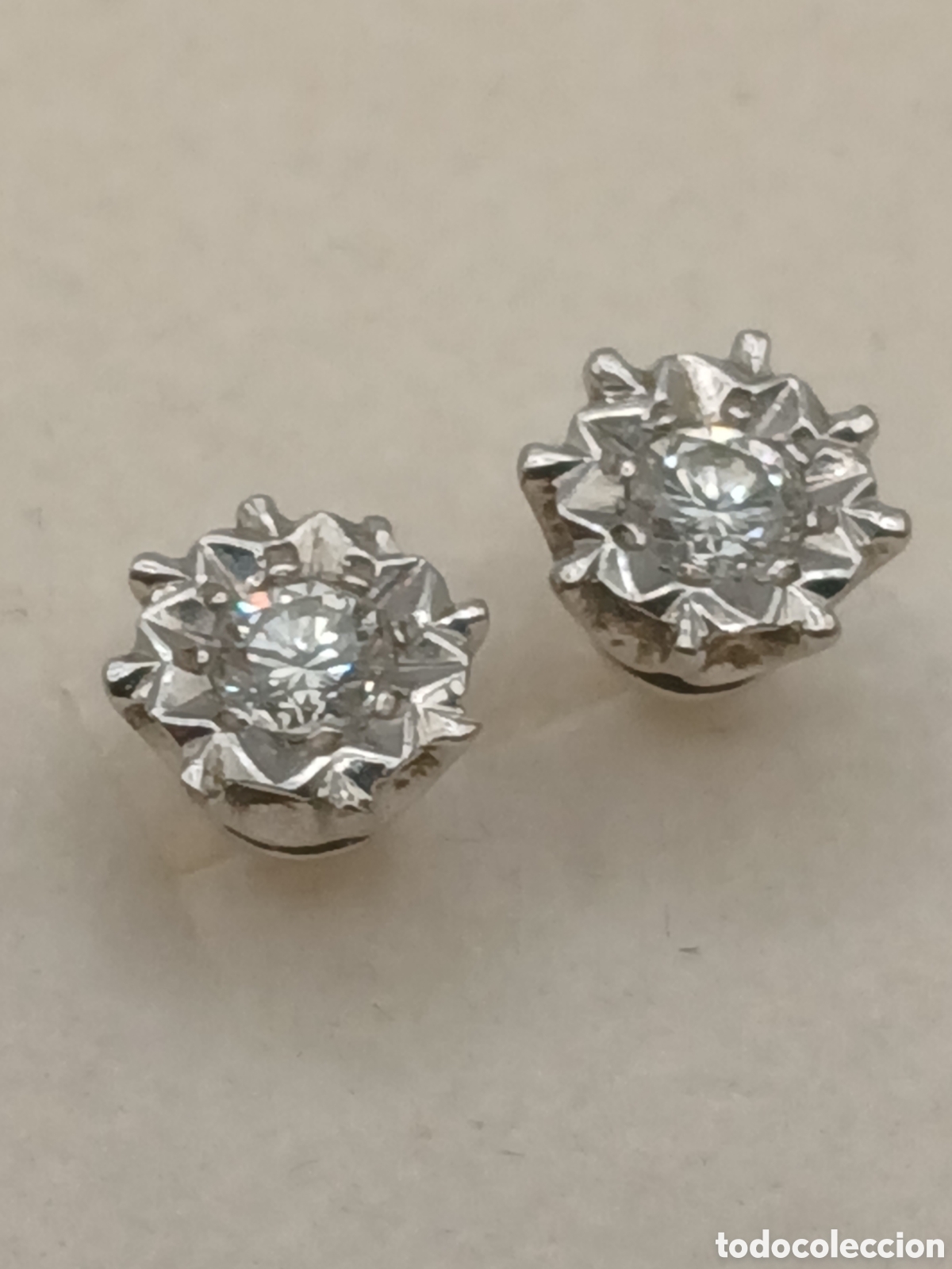 Joyeria: Pendientes oro blanco 18quilates y diamantes - Foto 1