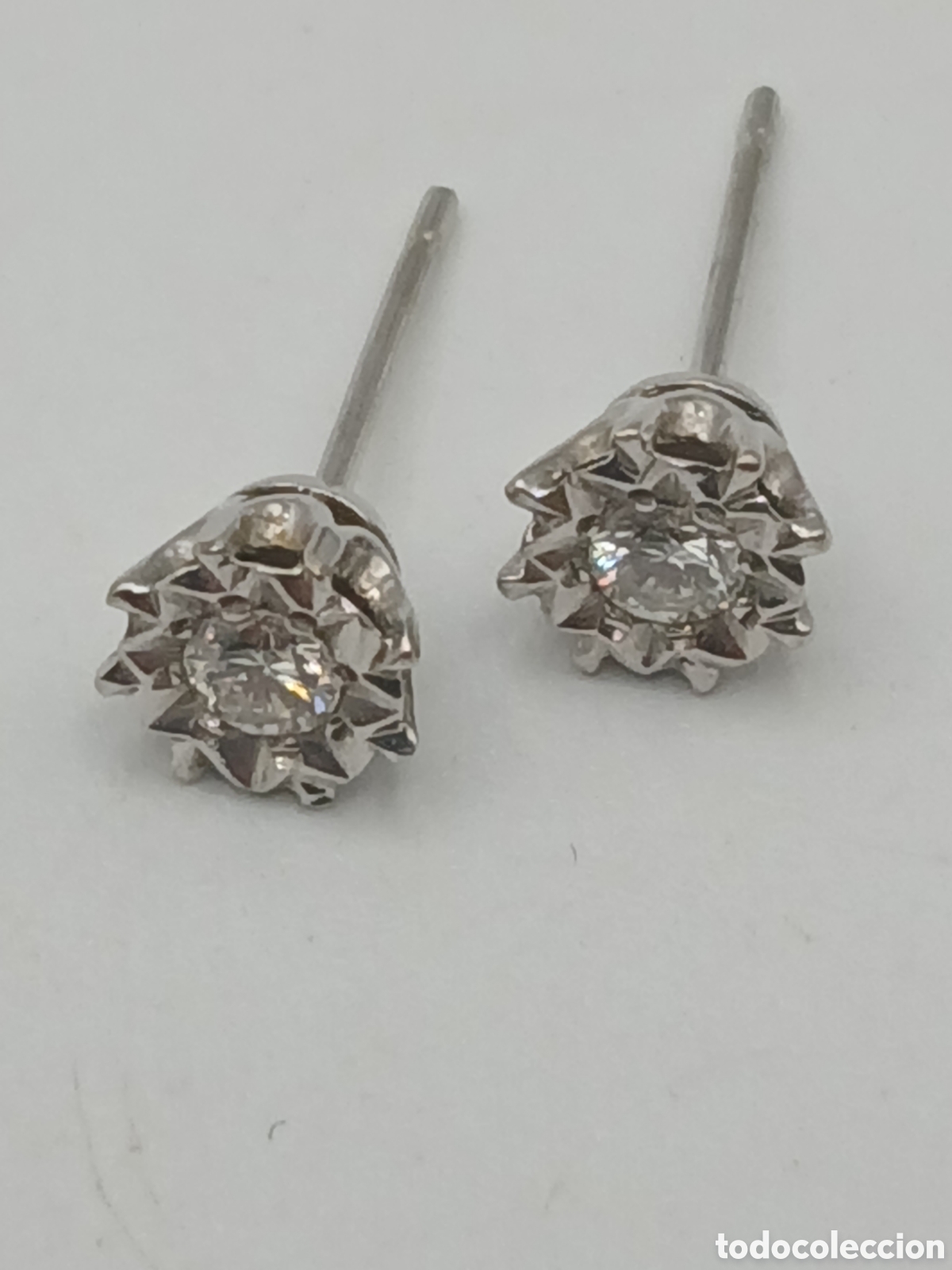 Joyeria: Pendientes oro blanco 18quilates y diamantes - Foto 4
