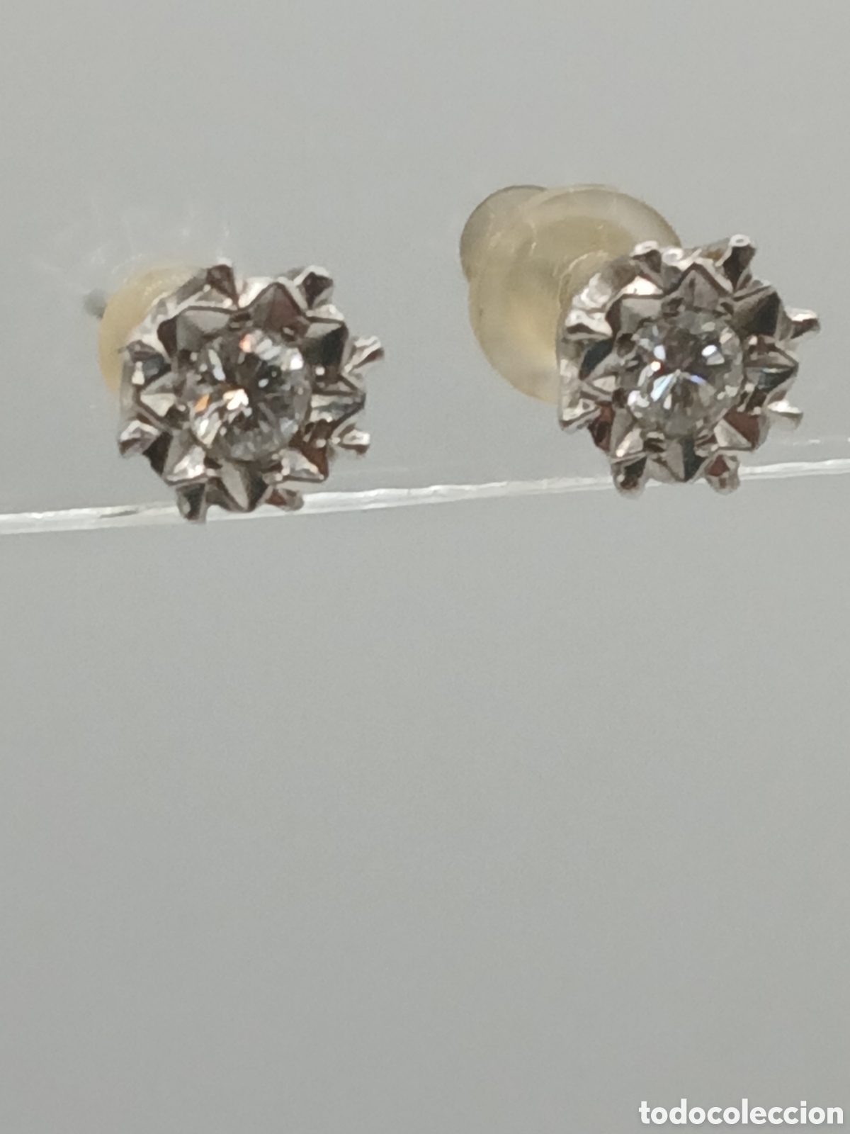 Joyeria: Pendientes oro blanco 18quilates y diamantes - Foto 5