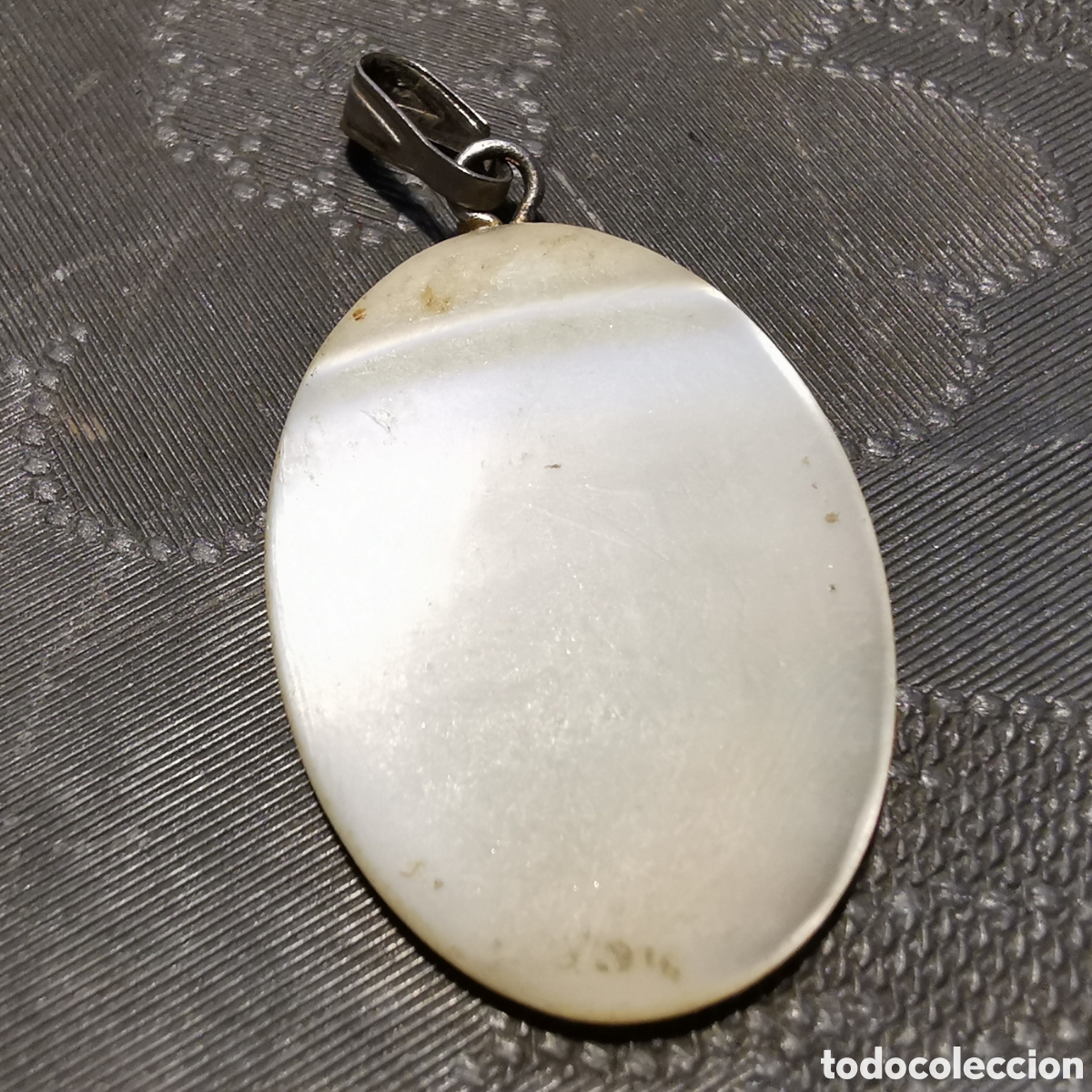 Joyeria: Colgante de plata y n&aacute;car 2.5x2cm - Foto 1