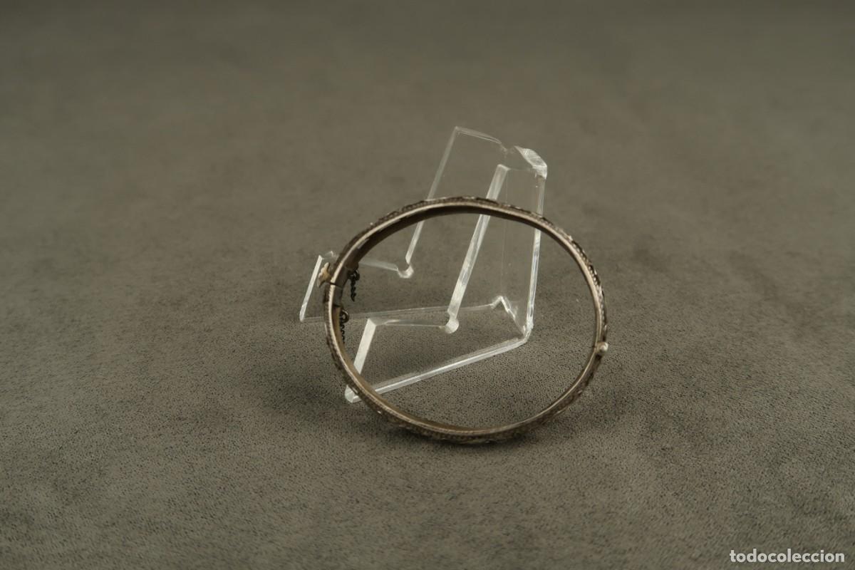 Joyeria: Antiguo Brazalete de Plata - Foto 7