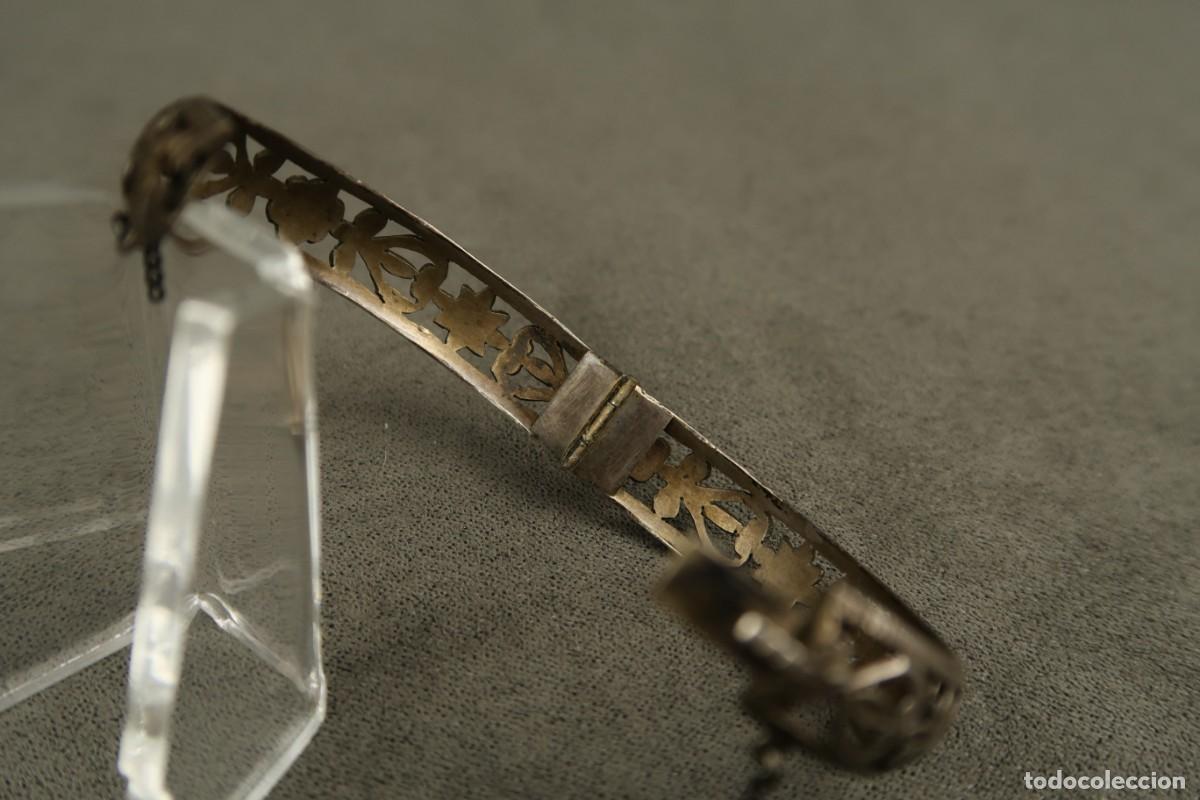 Joyeria: Antiguo Brazalete de Plata - Foto 9