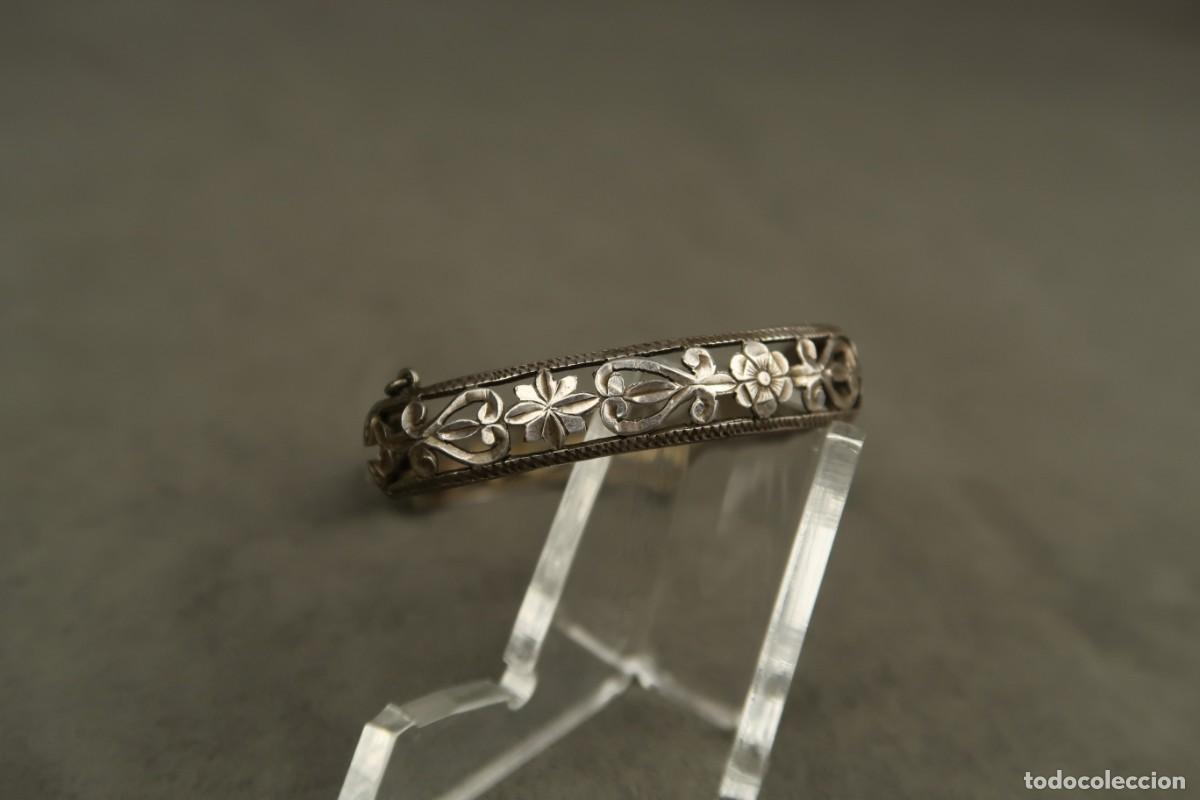 Joyeria: Antiguo Brazalete de Plata - Foto 12