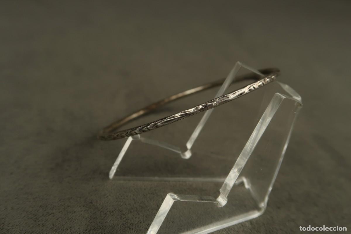 Joyeria: Antiguo Brazalete de Plata - Foto 4